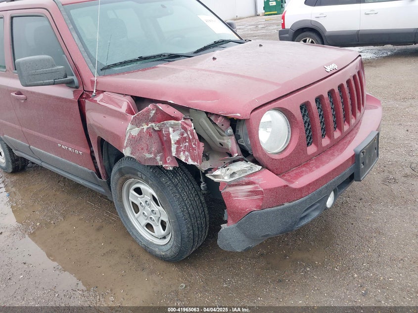2016 JEEP PATRIOT SPORT - 1C4NJPBB5GD813346