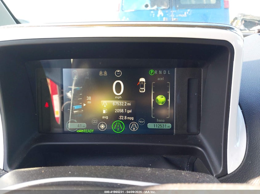 2012 CHEVROLET VOLT VIN: 1G1RE6E44CU126522