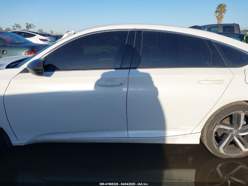 2022 Honda Accord Sport VIN: 1HGCV1F3XNA084806 Lot: 41965326