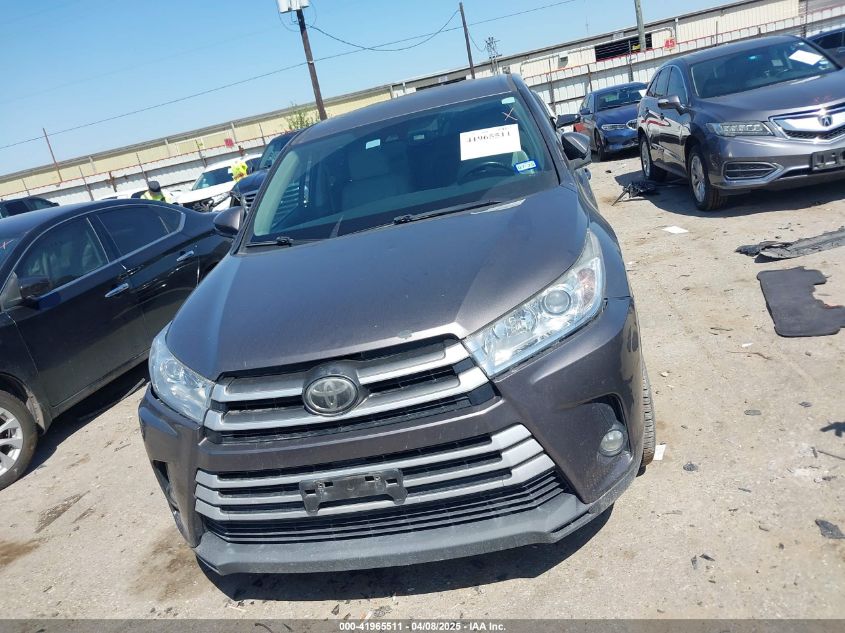 2017 Toyota Highlander Le Plus VIN: 5TDZZRFH1HS217080 Lot: 41965511