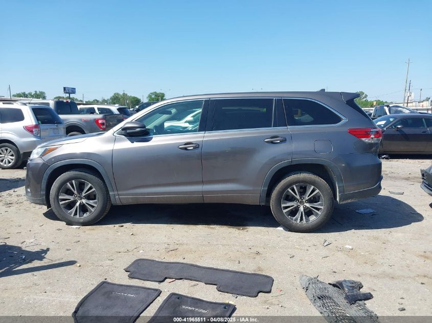 2017 Toyota Highlander Le Plus VIN: 5TDZZRFH1HS217080 Lot: 41965511