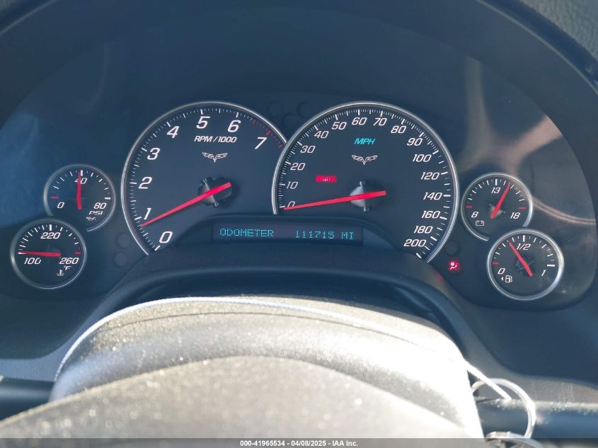 2005 Chevrolet Corvette VIN: 1G1YY24U655105598 Lot: 41965534