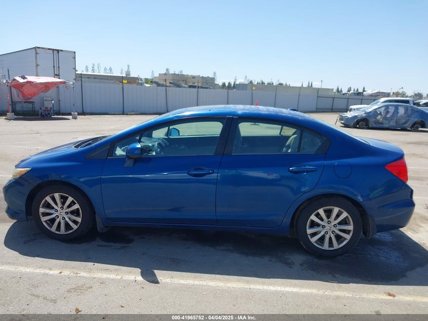 2012 HONDA CIVIC VIN: 19XFB2F81CE333672