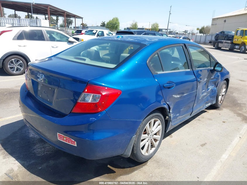 2012 HONDA CIVIC VIN: 19XFB2F81CE333672
