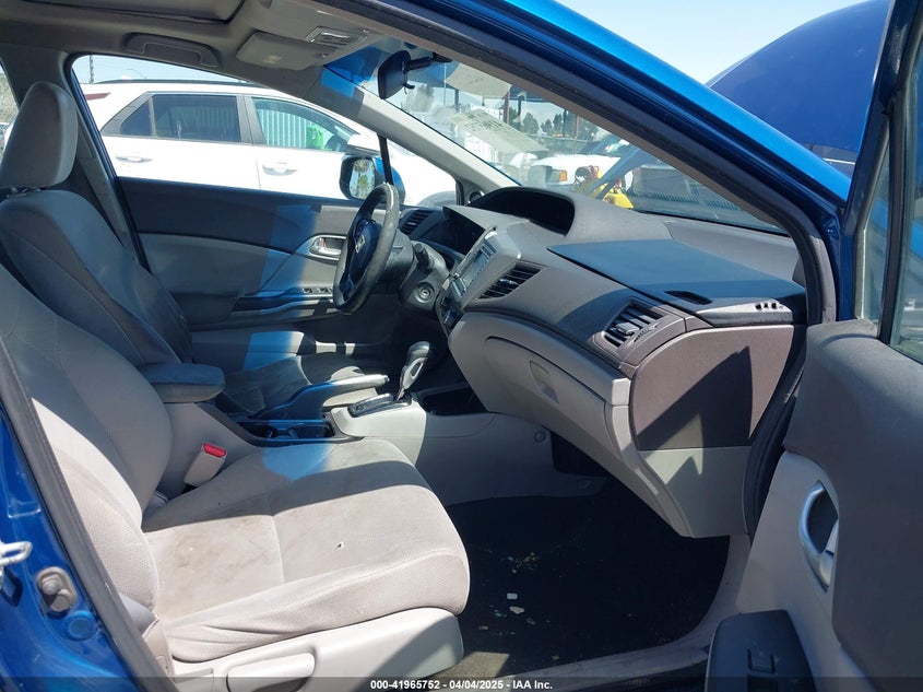 2012 HONDA CIVIC VIN: 19XFB2F81CE333672