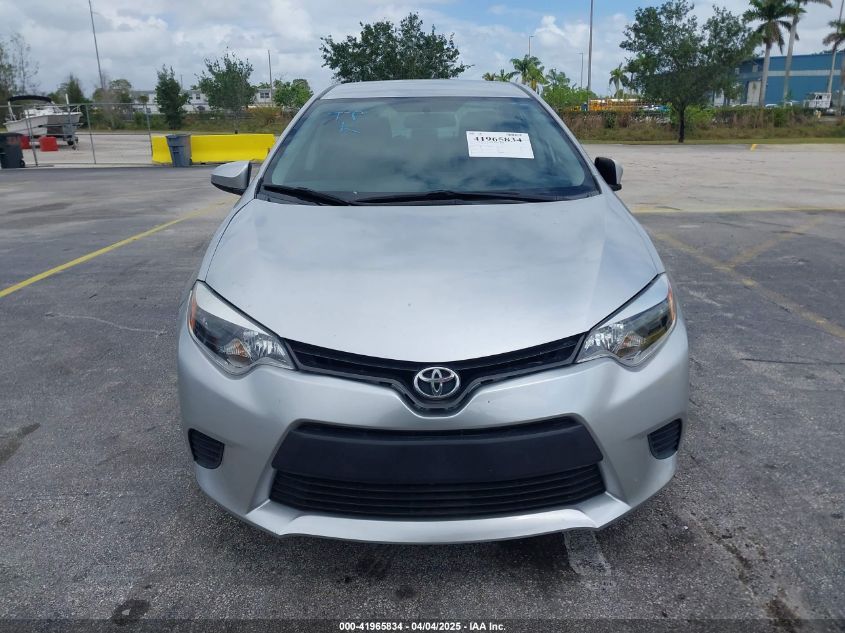 2015 Toyota Corolla L VIN: 2T1BURHEXFC358352 Lot: 41965834