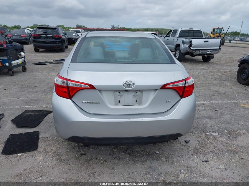 2015 TOYOTA COROLLA VIN: 2T1BURHE3FC357768