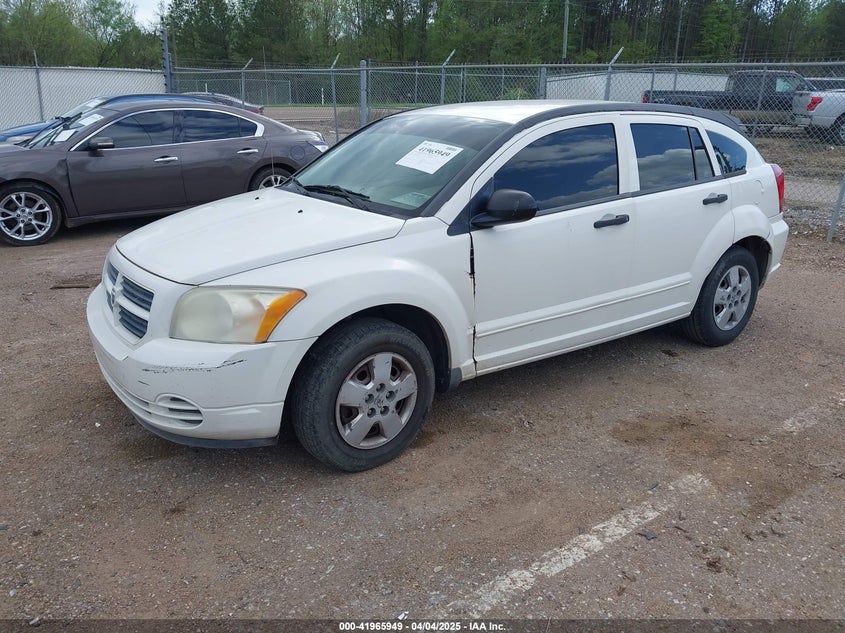 2008 DODGE CALIBER VIN: 1B3HB28B88D645452