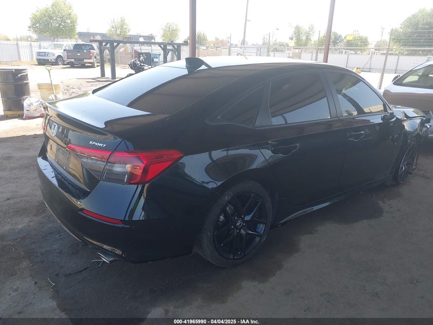 2022 HONDA CIVIC VIN: 2HGFE2F51NH562911