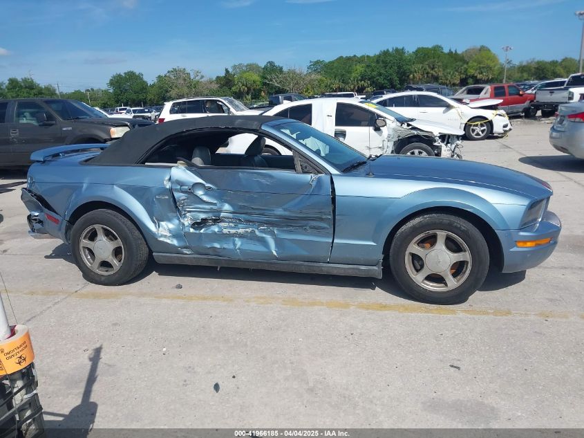 2006 Ford Mustang V6 VIN: 1ZVFT84N065224870 Lot: 41966185