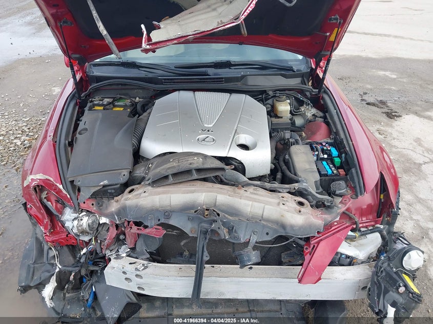 2012 LEXUS IS 350 VIN: JTHCE5C21C5002905