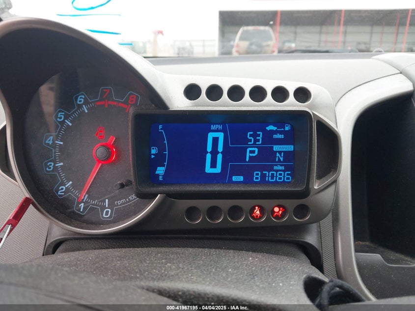 2012 CHEVROLET SONIC VIN: 1G1JC5SH0C4162034