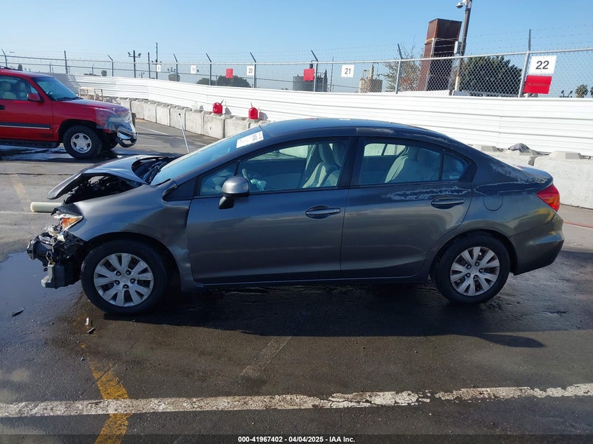 2012 Honda Civic Lx VIN: 2HGFB2F51CH573817 Lot: 41967402