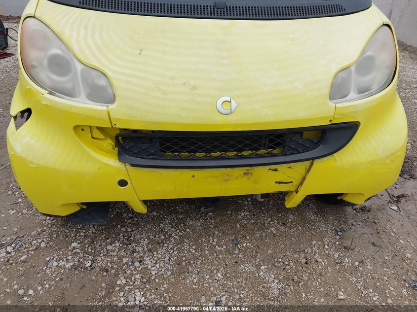 2008 SMART FORTWO VIN: WMEEJ31X58K163695