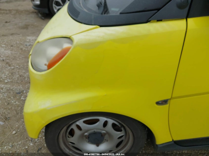 2008 SMART FORTWO VIN: WMEEJ31X58K163695