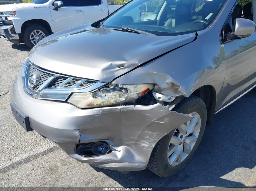 2011 NISSAN MURANO VIN: JN8AZ1MU8BW064756