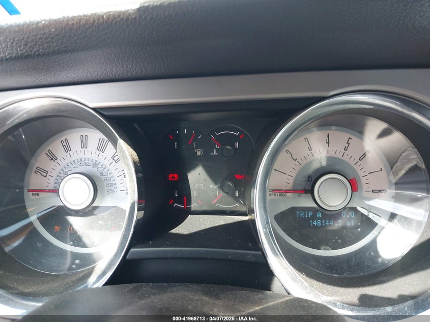 2012 FORD MUSTANG VIN: 1ZVBP8AM7C5263479