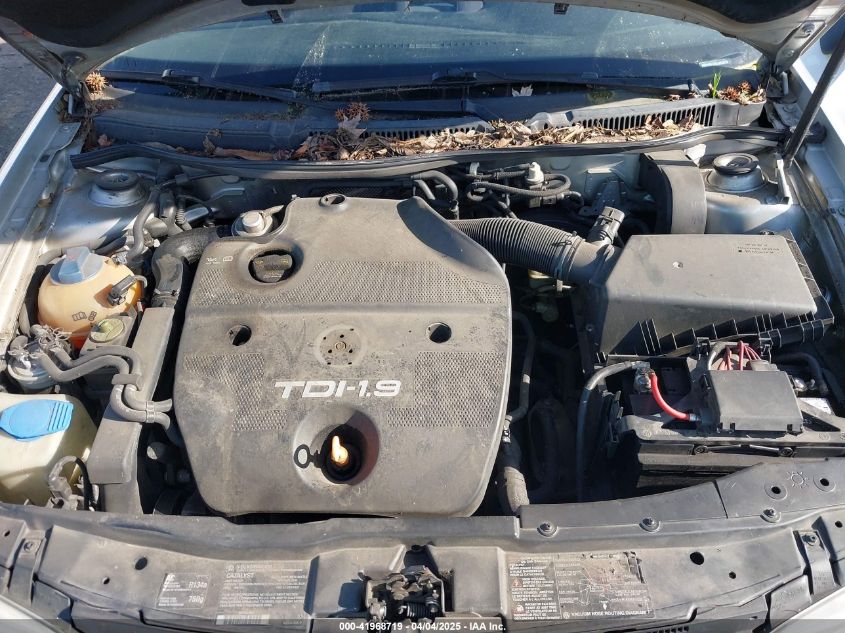 2001 Volkswagen Golf Gls Tdi VIN: 9BWGP61JX14066818 Lot: 41968719