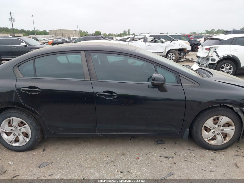 2013 HONDA CIVIC VIN: 2HGFB2F58DH560614