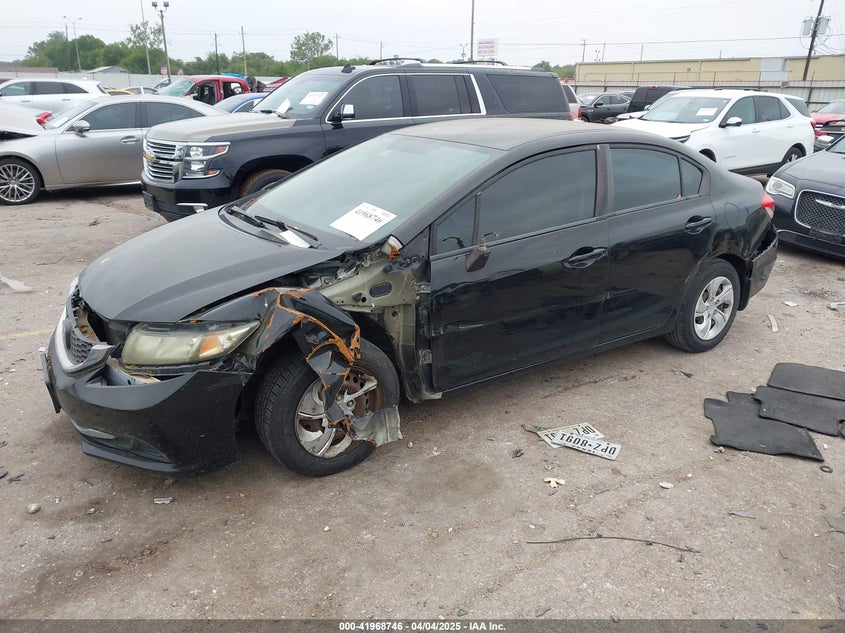 2013 HONDA CIVIC VIN: 2HGFB2F58DH560614