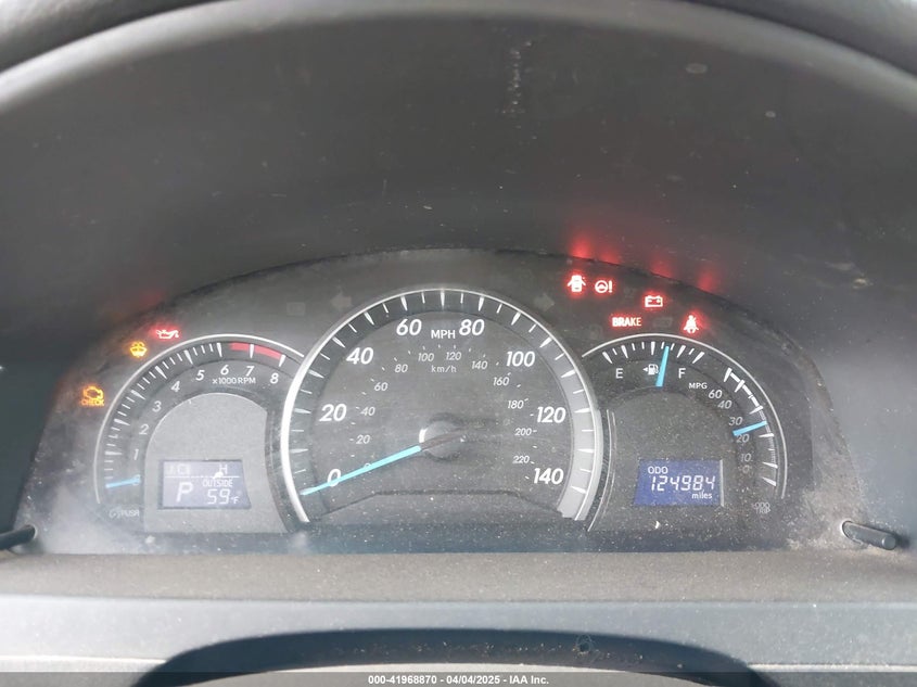 2013 TOYOTA CAMRY VIN: 4T1BF1FK6DU701948