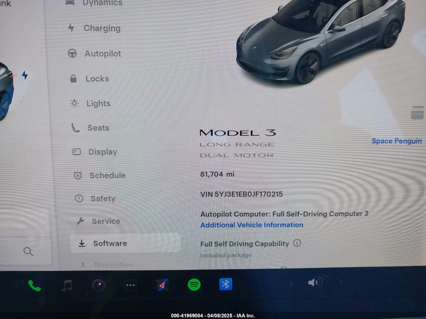 2018 TESLA MODEL 3 LONG RANGE/PERFORMANCE - 5YJ3E1EB0JF170215