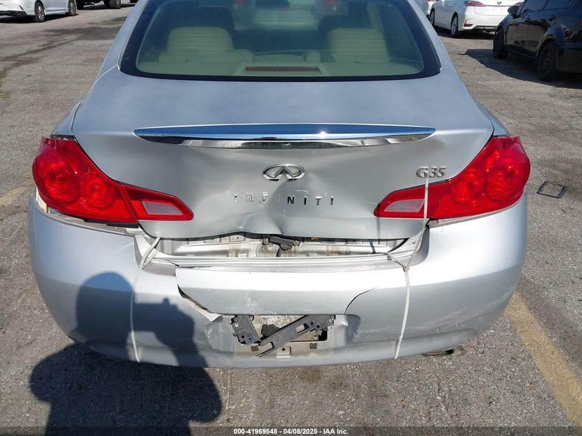 2007 INFINITI G35 VIN: JNKBV61E87M727668