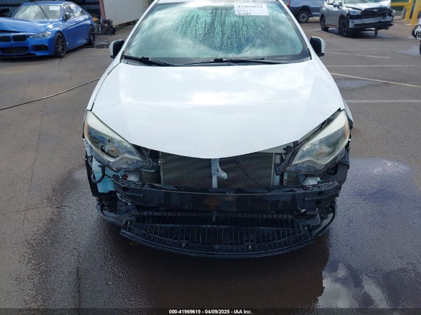 2016 Toyota Corolla Le VIN: 5YFBURHE6GP405281 Lot: 41969619