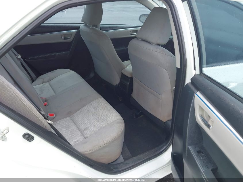 2016 Toyota Corolla Le VIN: 5YFBURHE6GP405281 Lot: 41969619