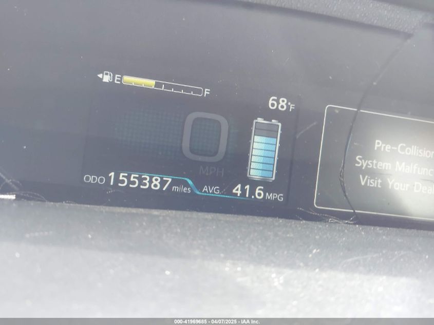 2017 Toyota Prius Two VIN: JTDKBRFU2H3545368 Lot: 41969685