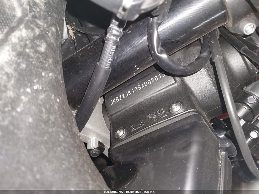 VIN JKBZXJK13SA008613 2025 KAWASAKI ZX636 K