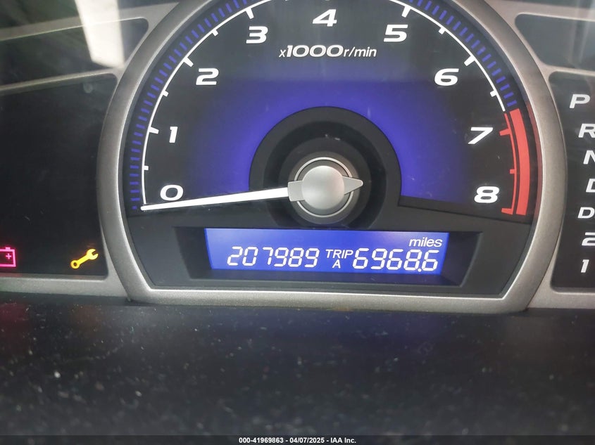 2007 HONDA CIVIC VIN: 1HGFA16887L079938