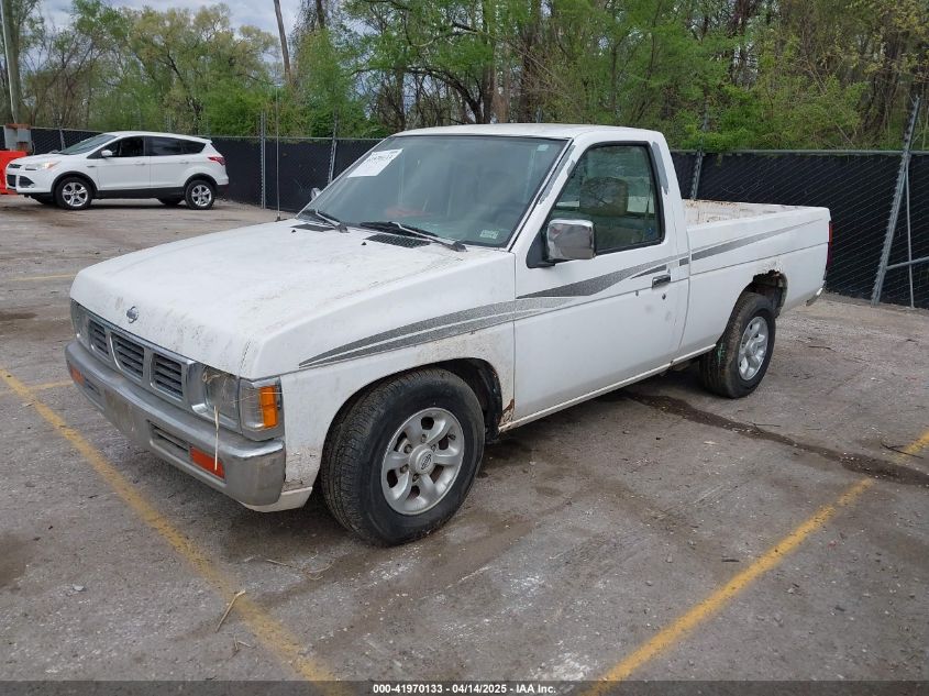 1997 Nissan 4X2 Truck Xe white truck gasoline 1N6SD11S1VC365177 photo #3