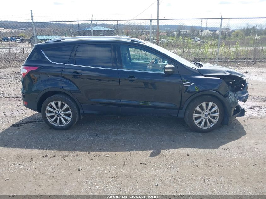 2017 Ford Escape Titanium VIN: 1FMCU9JD4HUD24141 Lot: 41971124