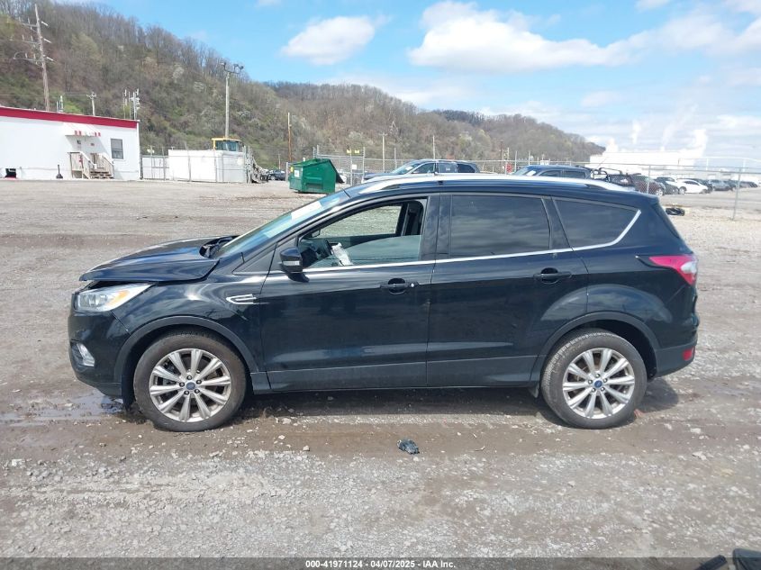 2017 Ford Escape Titanium VIN: 1FMCU9JD4HUD24141 Lot: 41971124