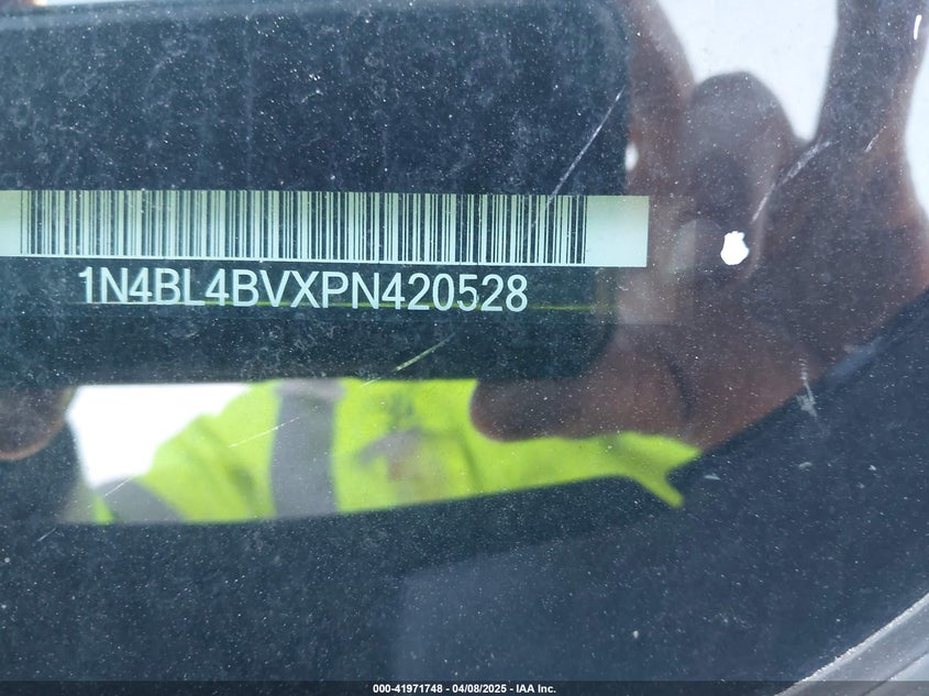 2023 NISSAN ALTIMA VIN: 1N4BL4BVXPN420528