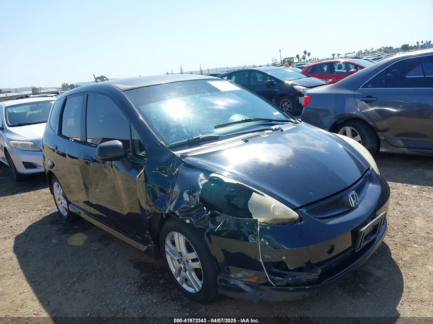 2007 Honda Fit Sport VIN: JHMGD386X7S010027 Lot: 41972343
