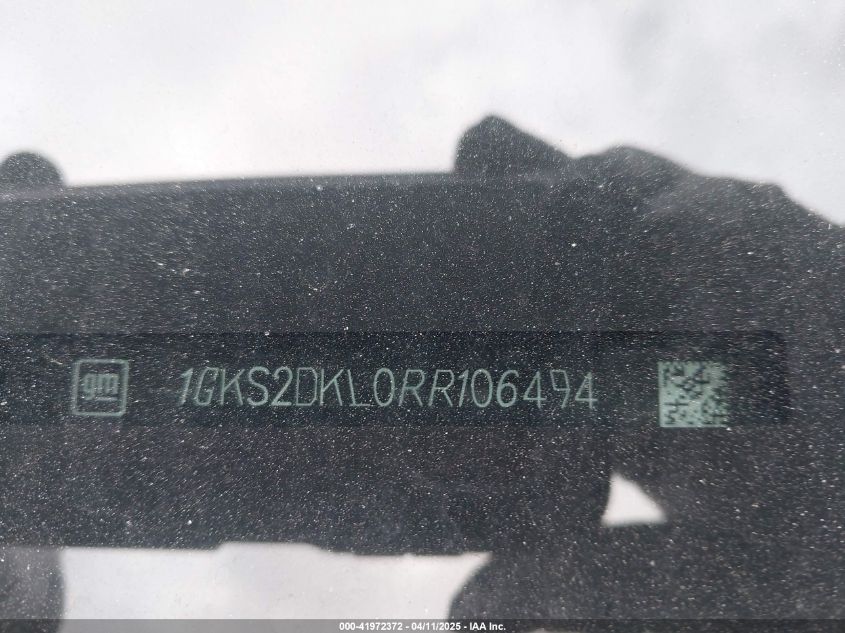 2024 GMC Yukon - 1GKS2DKL0RR106494