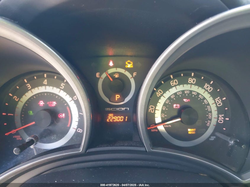 2012 SCION TC VIN: JTKJF5C72C3037233