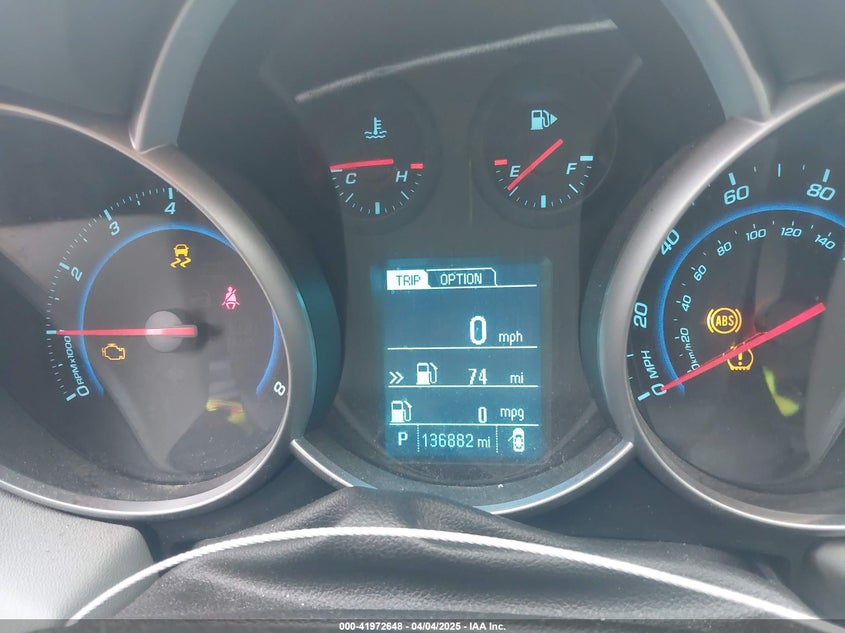 2013 CHEVROLET CRUZE VIN: 1G1PA5SH4D7248186