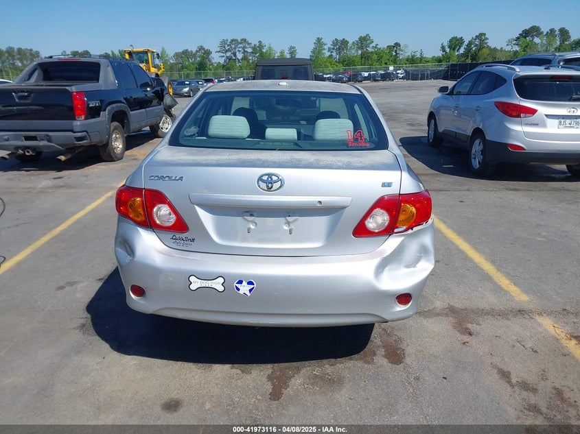 2009 TOYOTA COROLLA VIN: 1NXBU40E99Z100681