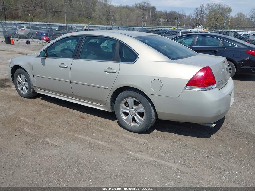 2012 CHEVROLET IMPALA VIN: 2G1WF5E32C1322228