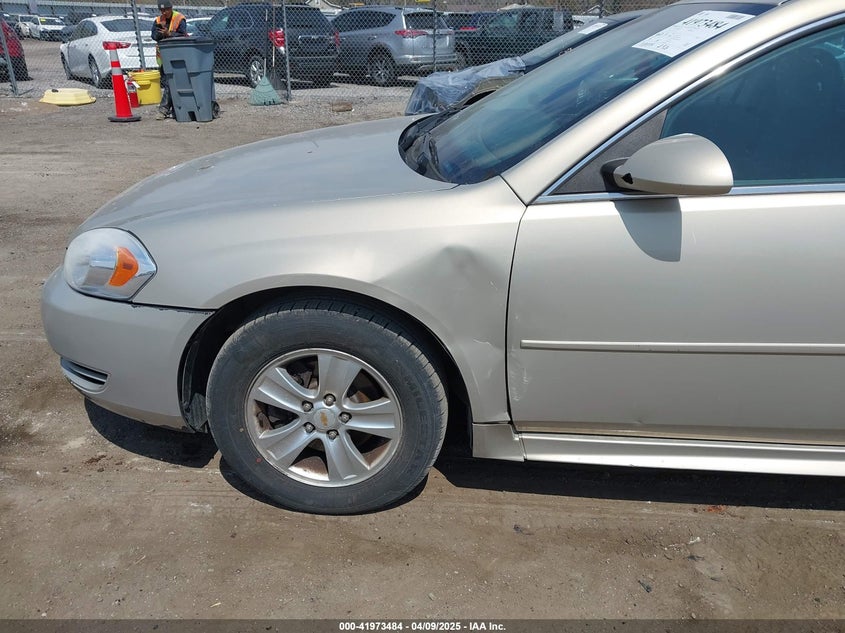 2012 CHEVROLET IMPALA VIN: 2G1WF5E32C1322228