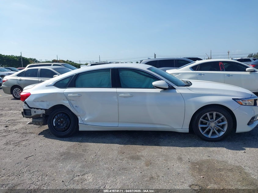 2021 HONDA ACCORD VIN: 1HGCV1F10MA114134