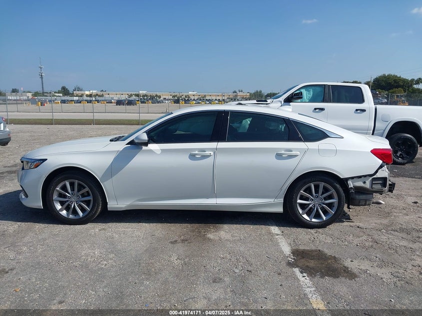 2021 HONDA ACCORD VIN: 1HGCV1F10MA114134