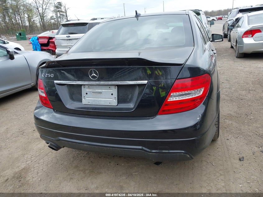 2012 MERCEDES-BENZ C 250 VIN: WDDGF4HB6CA605476