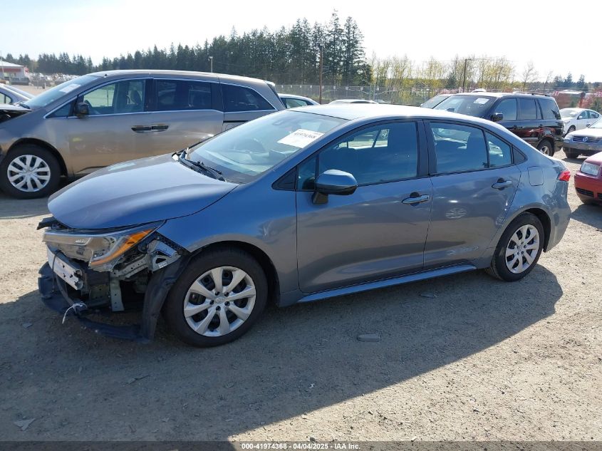 2021 Toyota Corolla Le VIN: 5YFEPMAEXMP208370 Lot: 41974368