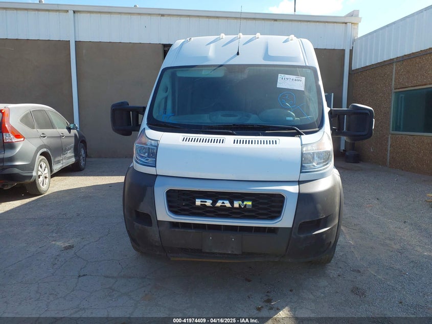 VIN 3C6LRVDG8ME589665 2021 RAM PROMASTER 2500 HIGH ROOF 159 WB