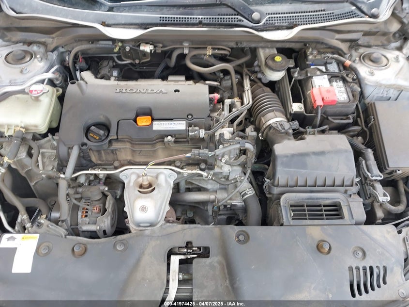 2016 HONDA CIVIC VIN: 2HGFC2F57GH520512