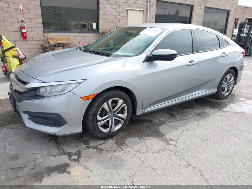 2016 HONDA CIVIC VIN: 2HGFC2F57GH520512